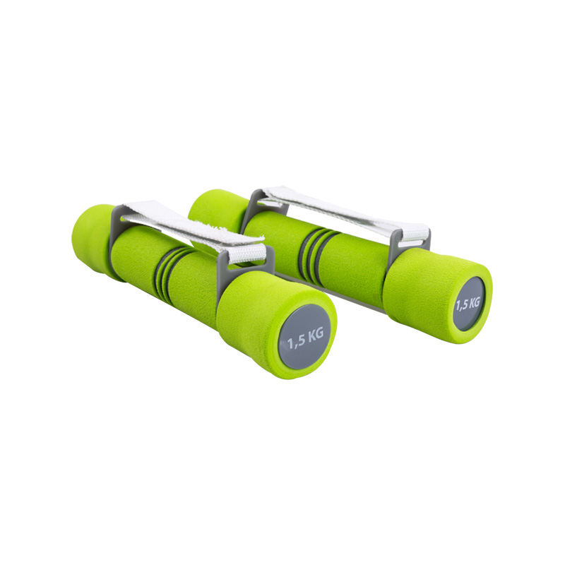 Foam Dumbbells Sith PVC Clúdach Ar Ais